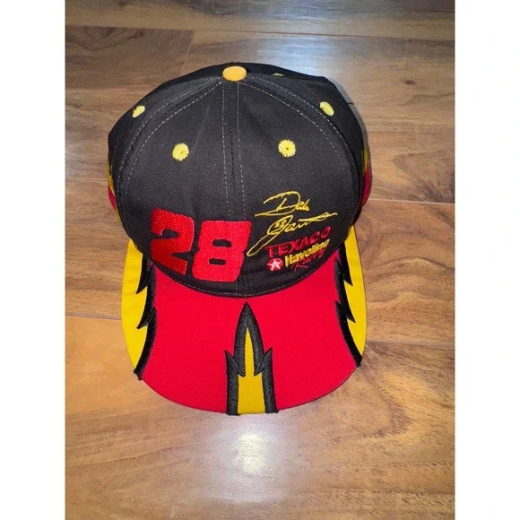 Vintage Dale Jarrett 28 Texaco Havoline Racing Snapback Hat Drew Pearson - Picture 1 of 4